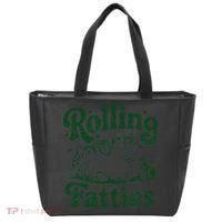 Rolling Fatties Cat Funny Cute Cat Lover Kitten Owner Kitty Tote Bag thumb 0