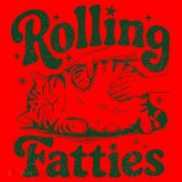 Rolling Fatties Cat Funny Cute Cat Lover Kitten Owner Kitty Santa Hat thumb 1