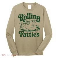 Rolling Fatties Cat Funny Cute Cat Lover Kitten Owner Kitty Long Sleeve Shirt thumb 0