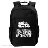 Retro Funny Concrete Worker Gift Construction Worker Gag Pun Backpack thumb 0