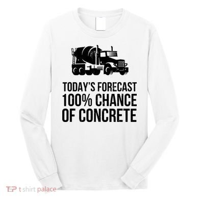 Retro Funny Concrete Worker Gift Construction Worker Gag Pun Long Sleeve Shirt