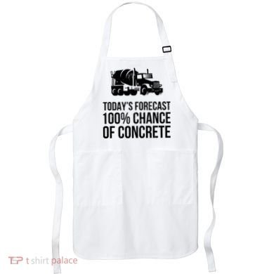 Retro Funny Concrete Worker Gift Construction Worker Gag Pun Apron