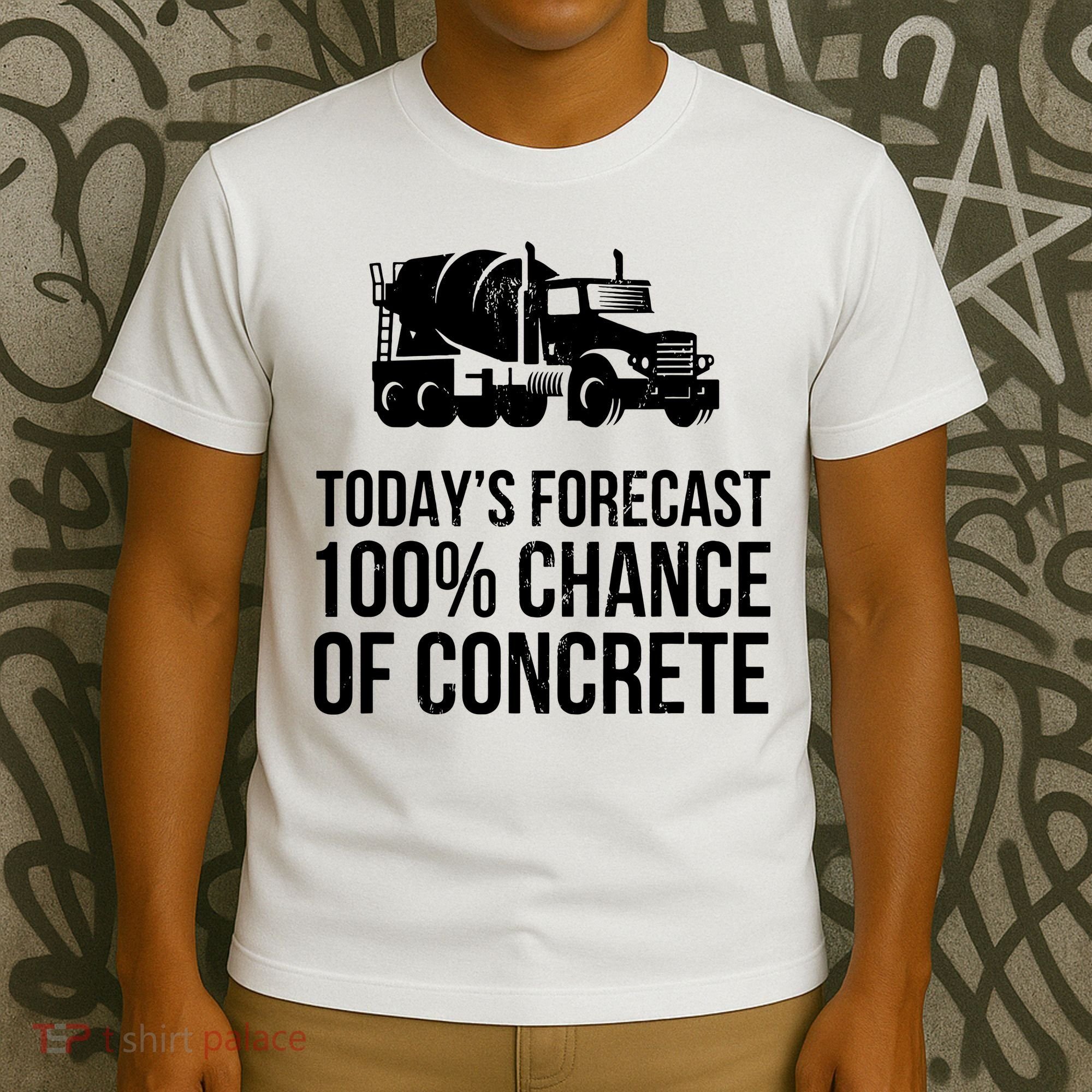 Retro Funny Concrete Worker Gift Construction Worker Gag Pun T-Shirt