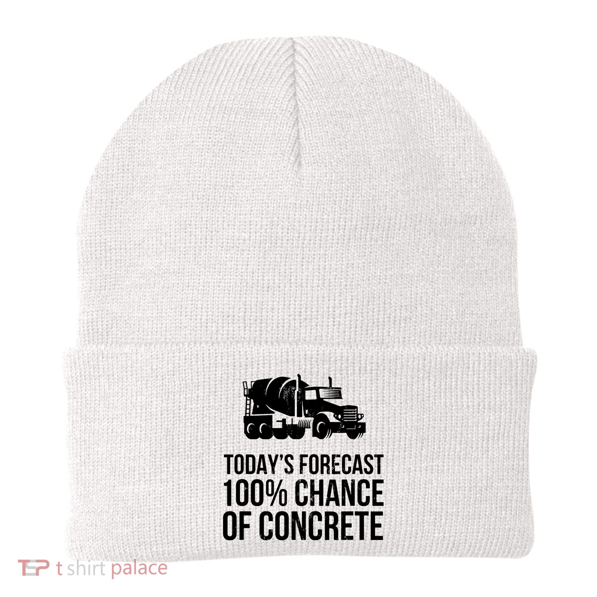 Retro Funny Concrete Worker Gift Construction Worker Gag Pun Beanie