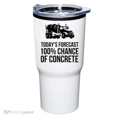 Retro Funny Concrete Worker Gift Construction Worker Gag Pun Tumbler