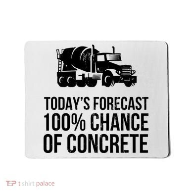 Retro Funny Concrete Worker Gift Construction Worker Gag Pun Mousepad