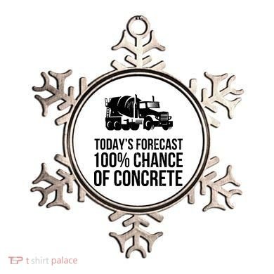Retro Funny Concrete Worker Gift Construction Worker Gag Pun Ornament