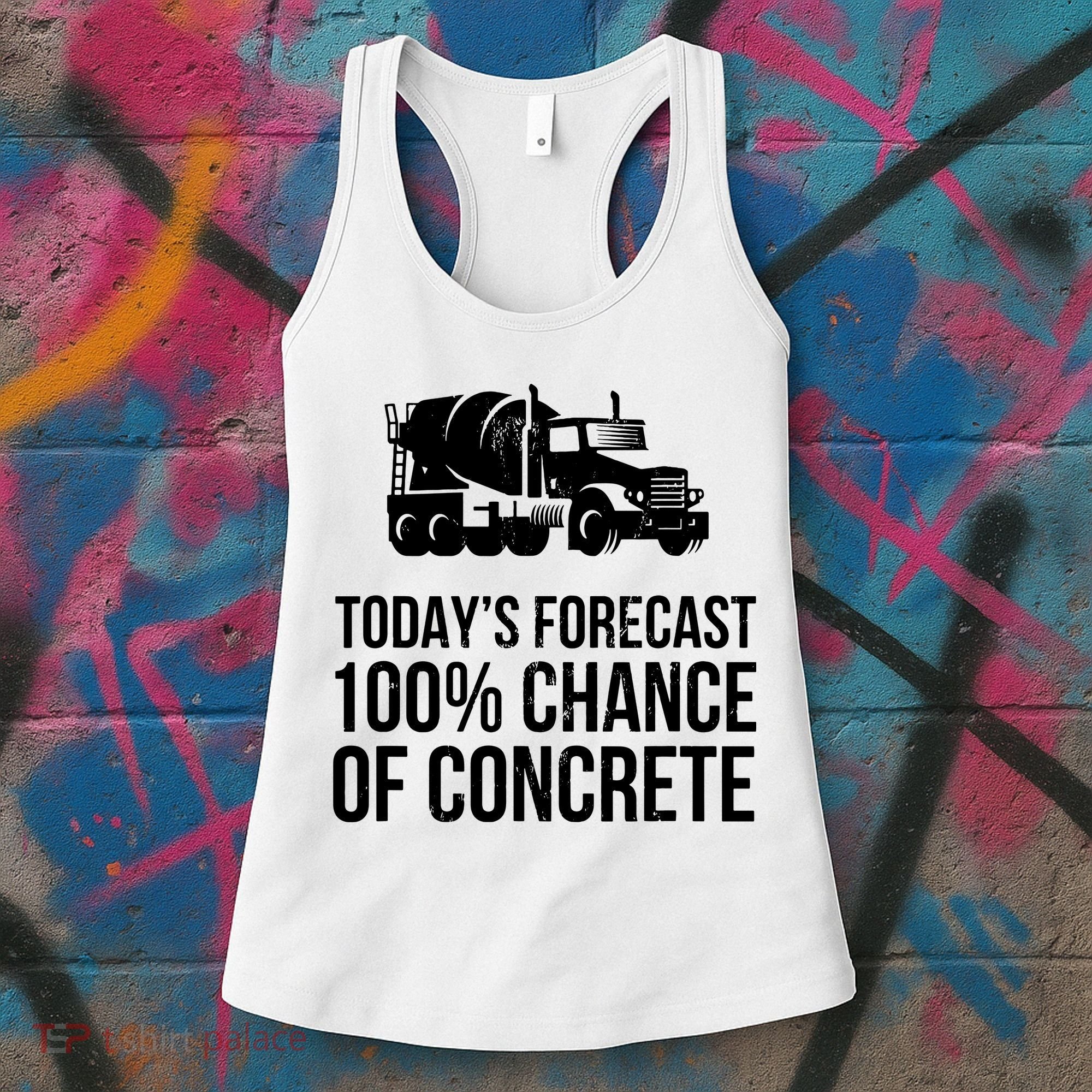 Retro Funny Concrete Worker Gift Construction Worker Gag Pun Women's Tank Top