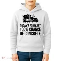 Retro Funny Concrete Worker Gift Construction Worker Gag Pun Kids Hoodie thumb 4