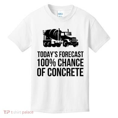 Retro Funny Concrete Worker Gift Construction Worker Gag Pun Kids T-Shirt