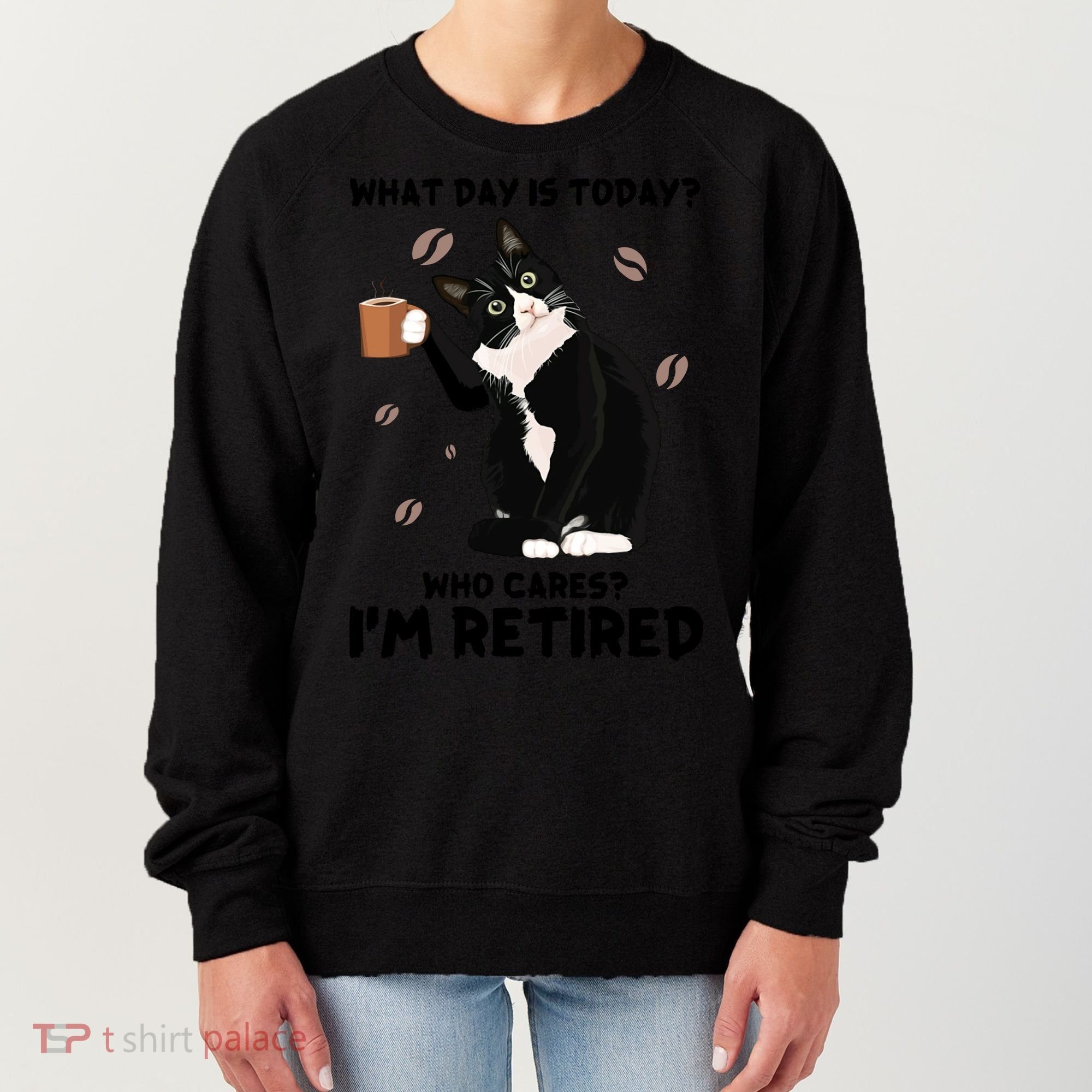 Retired Funny Cat Retirement Women's Sweatshirt