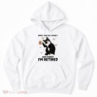 Retired Funny Cat Retirement Hoodie thumb 0
