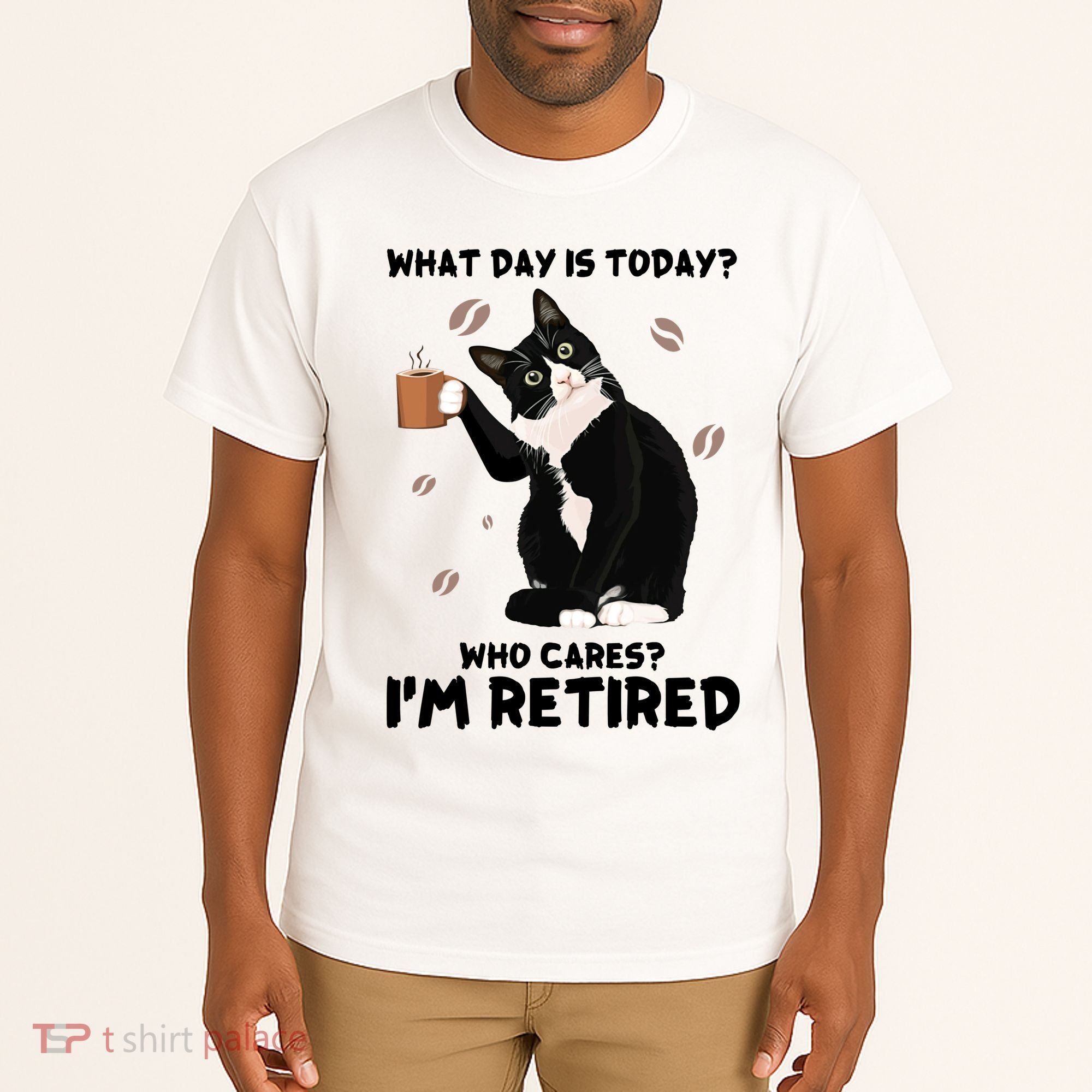 Retired Funny Cat Retirement Tall T-Shirt