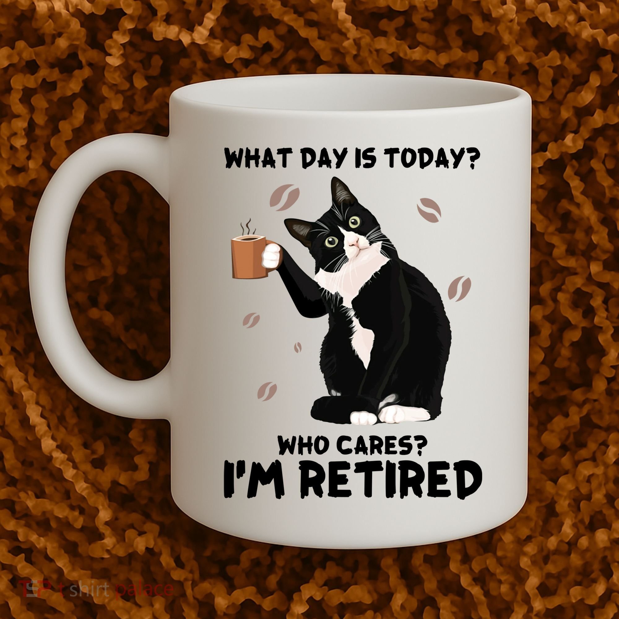 Retired Funny Cat Retirement Coffee Mug
