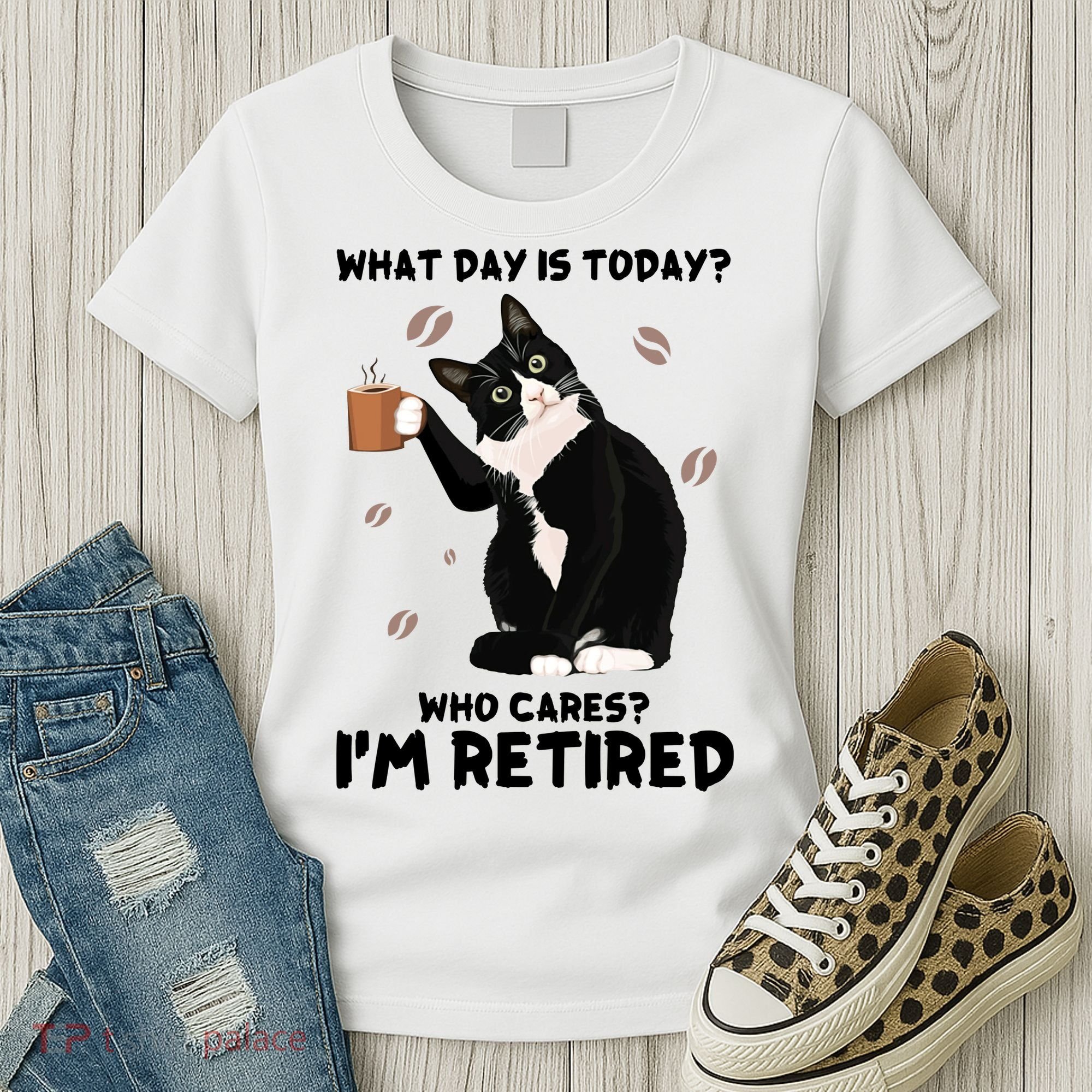 Retired Funny Cat Retirement Women's T-Shirt