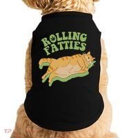 Rolling Fatties Cat Retro Kitty Kitten Meow Doggie Tank thumb 0