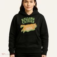 Rolling Fatties Cat Retro Kitty Kitten Meow Hoodie thumb 5