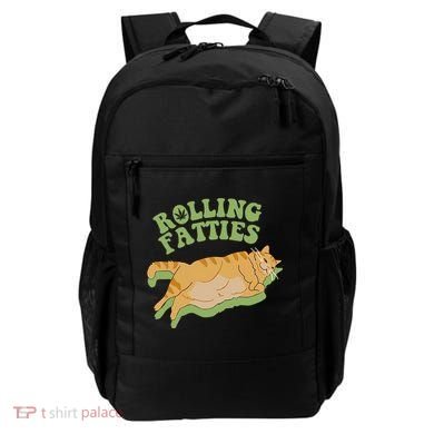 Rolling Fatties Cat Retro Kitty Kitten Meow Backpack