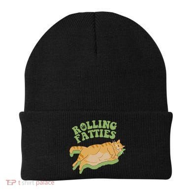 Rolling Fatties Cat Retro Kitty Kitten Meow Beanie