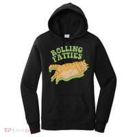 Rolling Fatties Cat Retro Kitty Kitten Meow Women's Hoodie thumb 0