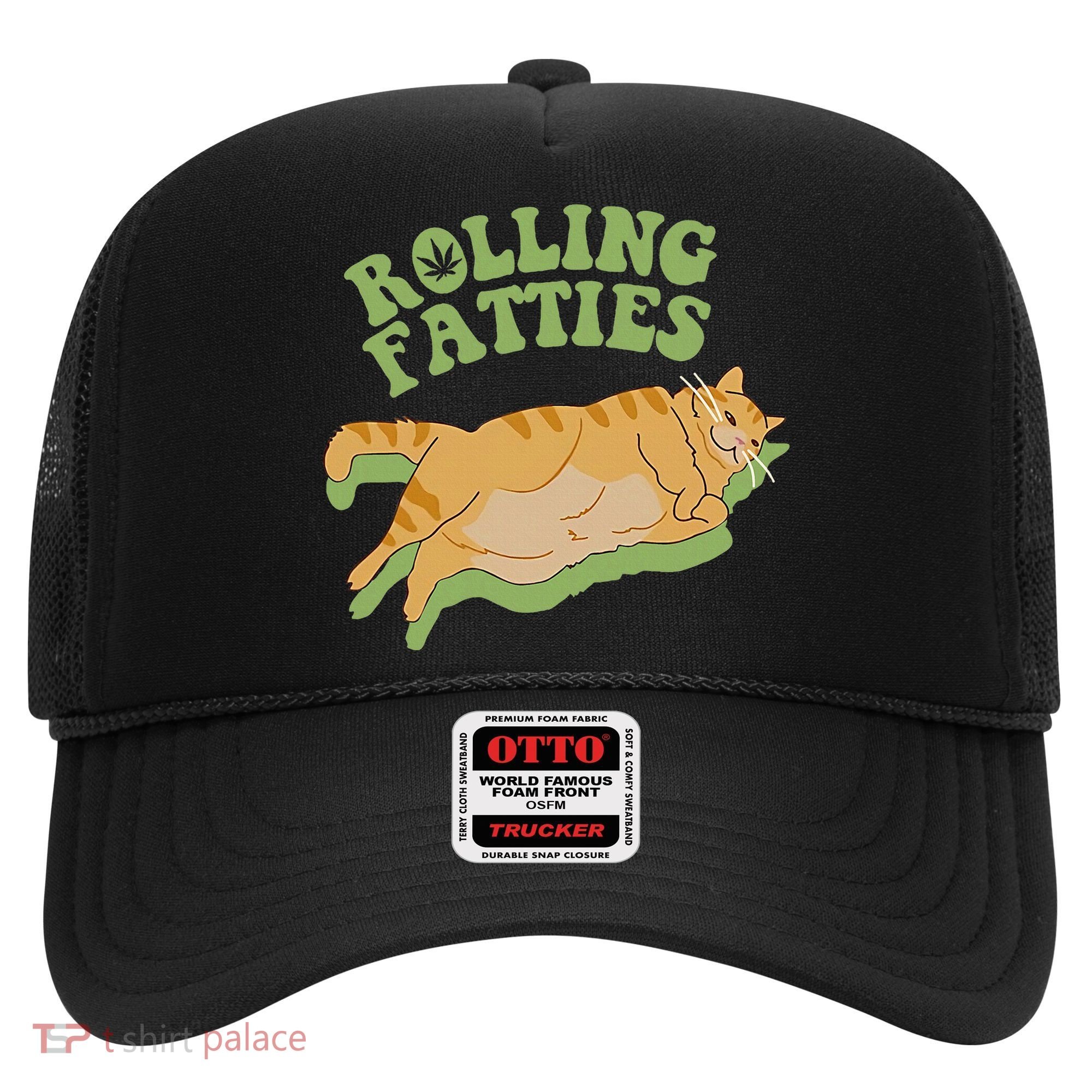 Rolling Fatties Cat Retro Kitty Kitten Meow Hat