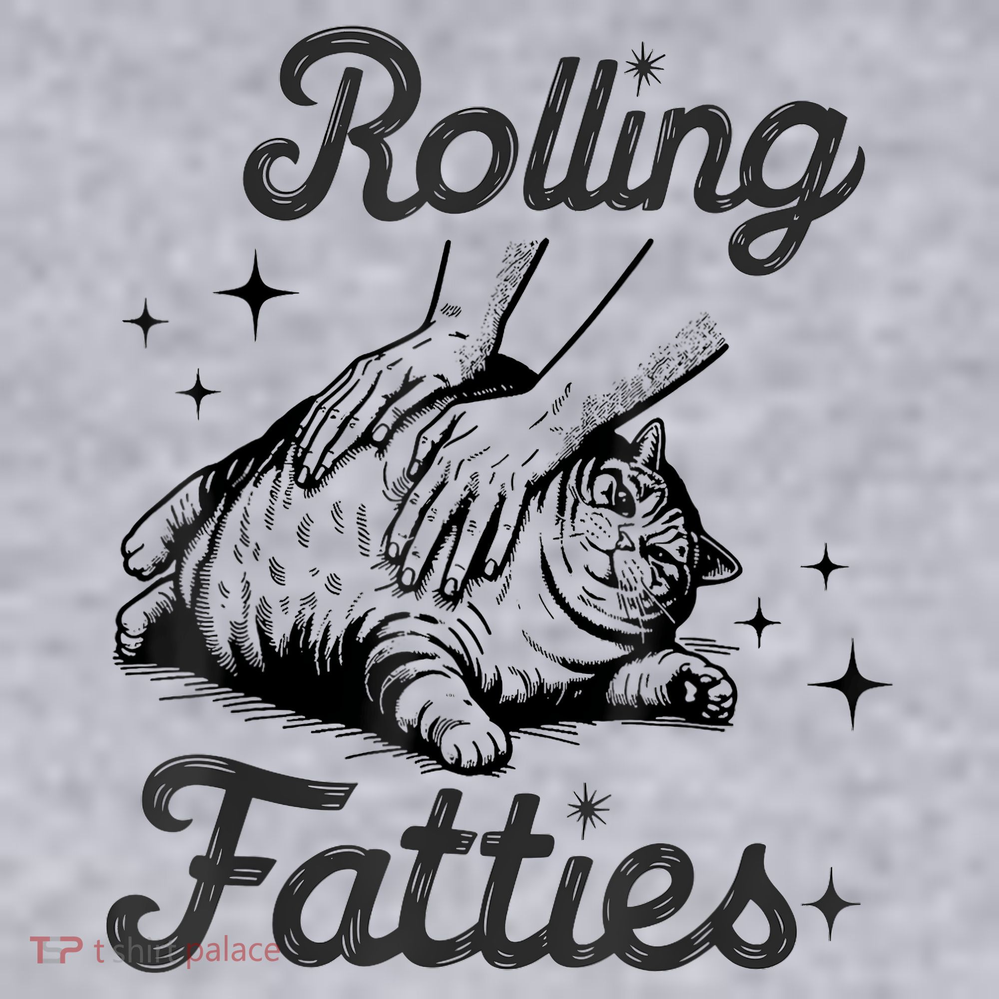 Rolling Fatties Cat Funny Cute Cat Lover Kitten Owner Kitty Women's Sweatshirt