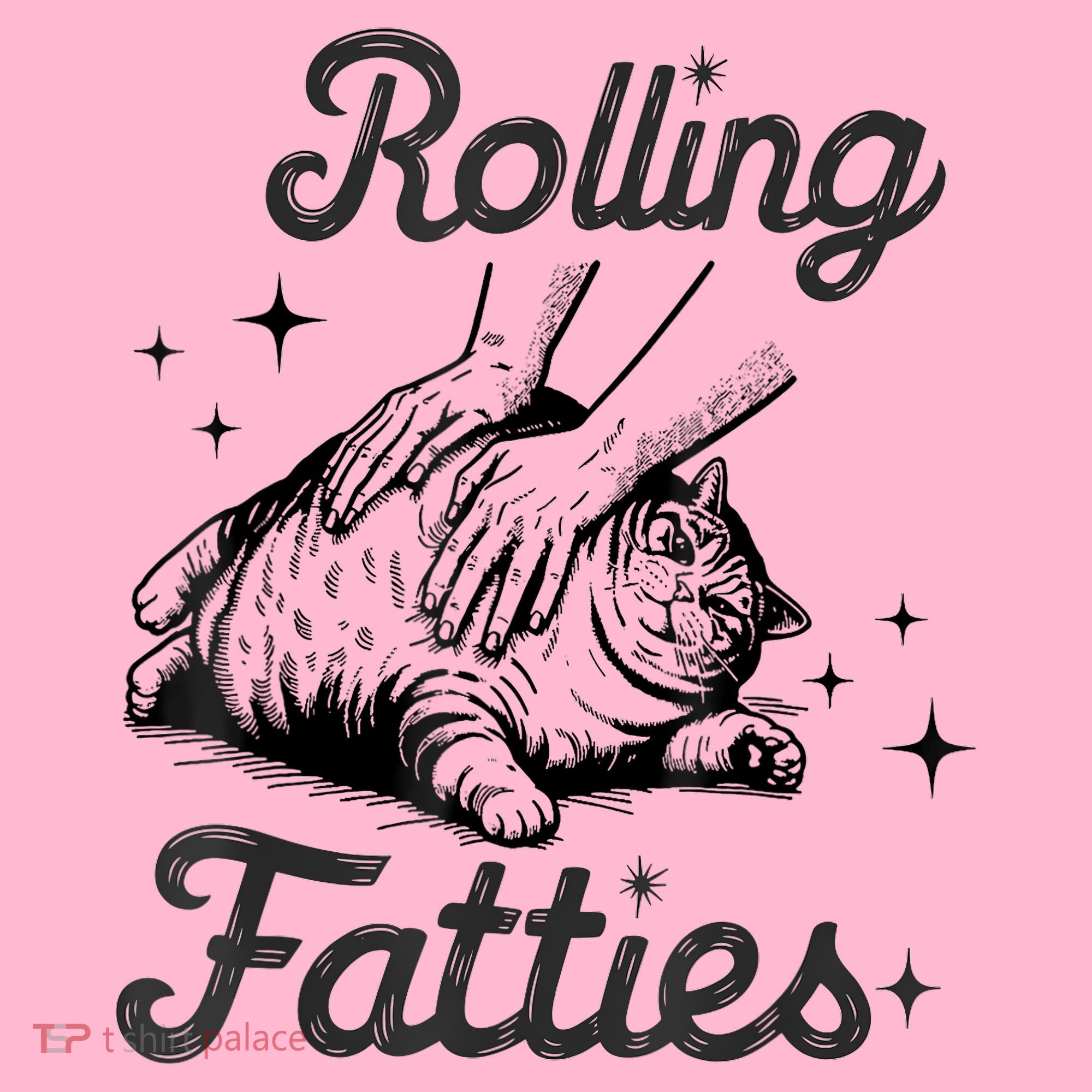 Rolling Fatties Cat Funny Cute Cat Lover Kitten Owner Kitty Coaster