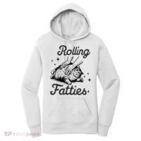 Rolling Fatties Cat Funny Cute Cat Lover Kitten Owner Kitty Women's Hoodie thumb 0