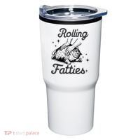 Rolling Fatties Cat Funny Cute Cat Lover Kitten Owner Kitty Tumbler thumb 0