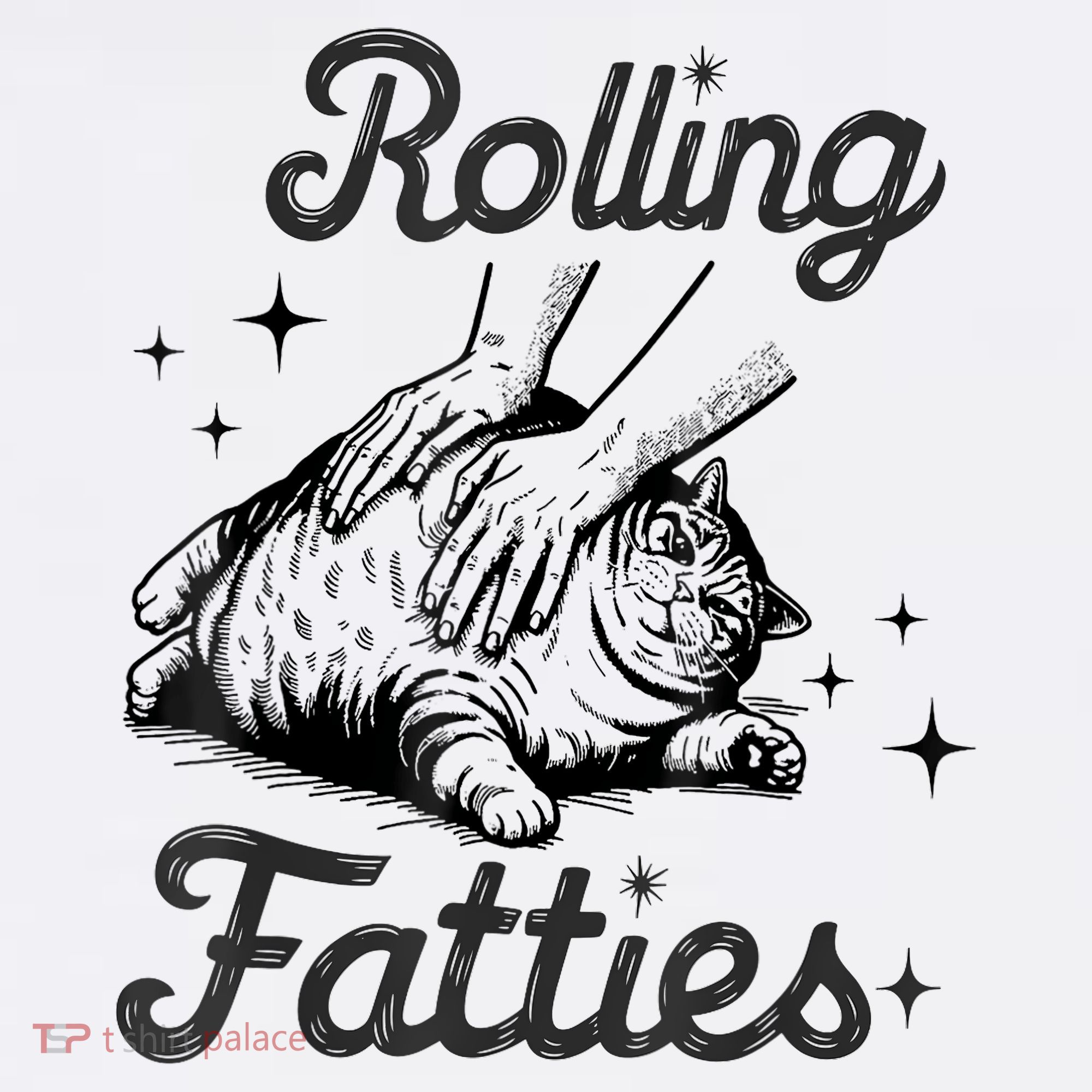 Rolling Fatties Cat Funny Cute Cat Lover Kitten Owner Kitty Mousepad