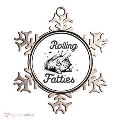 Rolling Fatties Cat Funny Cute Cat Lover Kitten Owner Kitty Ornament