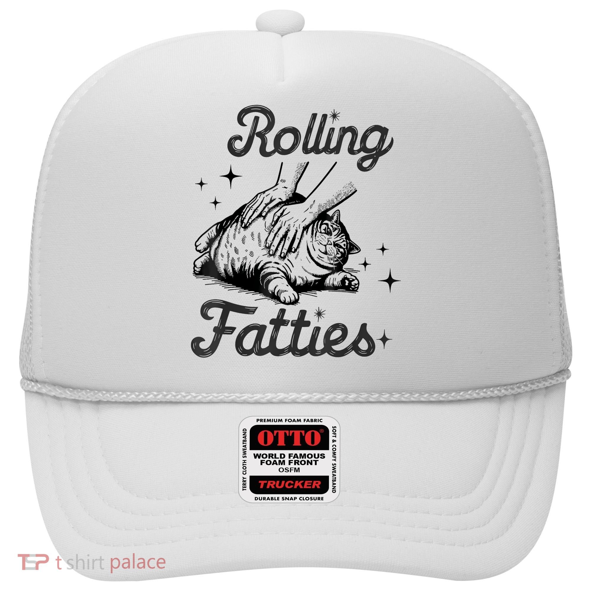 Rolling Fatties Cat Funny Cute Cat Lover Kitten Owner Kitty Hat