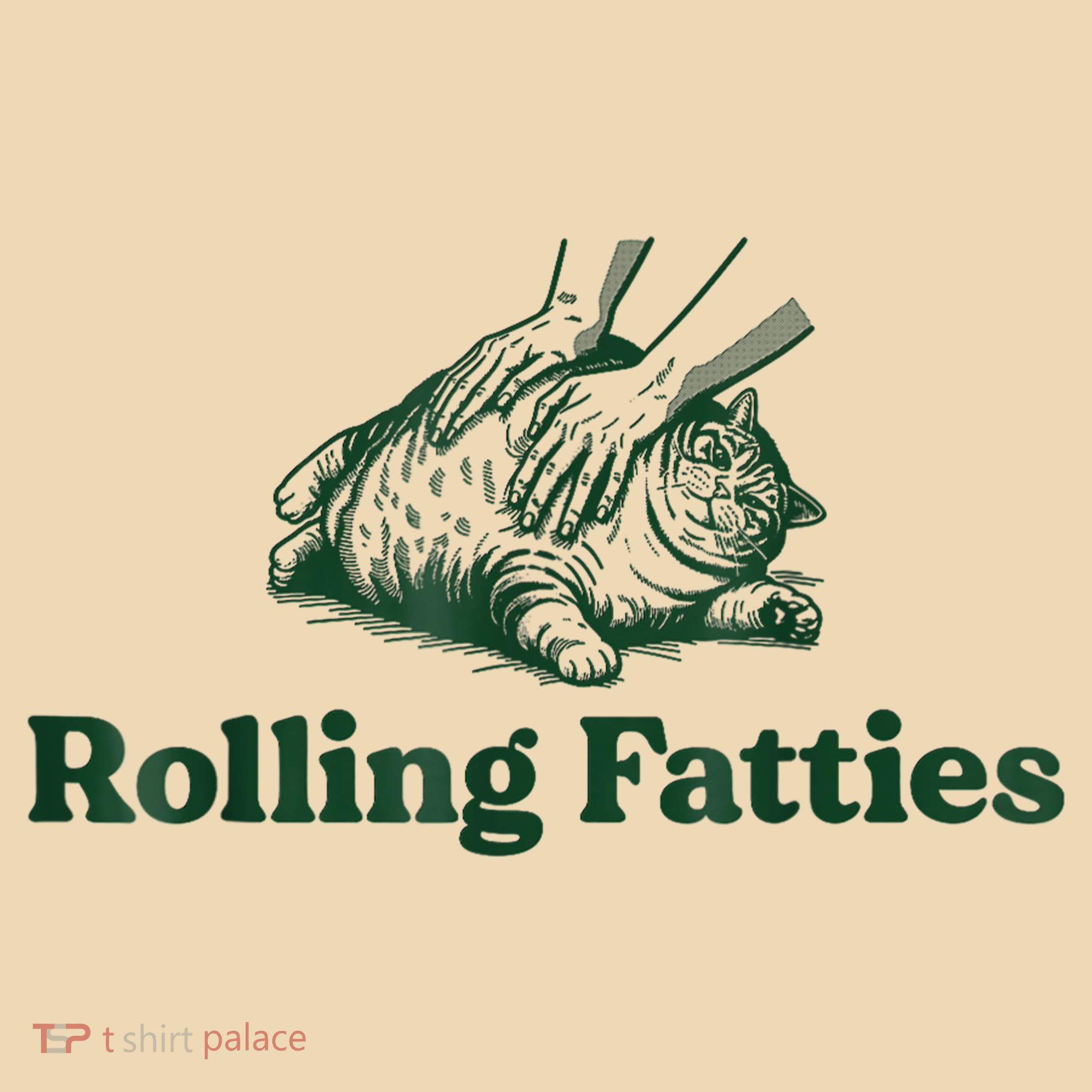 Rolling Fatties Cat Funny Cute Cat Lover Kitten Owner Kitty Tote Bag