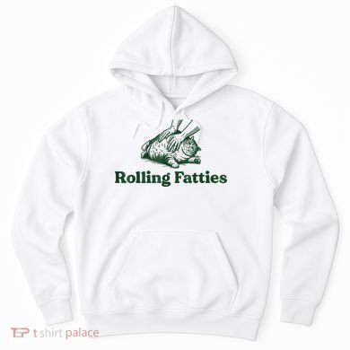 Rolling Fatties Cat Funny Cute Cat Lover Kitten Owner Kitty Hoodie