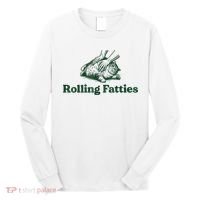 Rolling Fatties Cat Funny Cute Cat Lover Kitten Owner Kitty Long Sleeve Shirt thumb 0