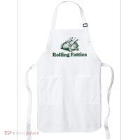 Rolling Fatties Cat Funny Cute Cat Lover Kitten Owner Kitty Apron thumb 0