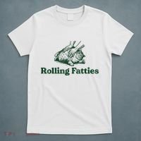 Rolling Fatties Cat Funny Cute Cat Lover Kitten Owner Kitty T-Shirt thumb 5