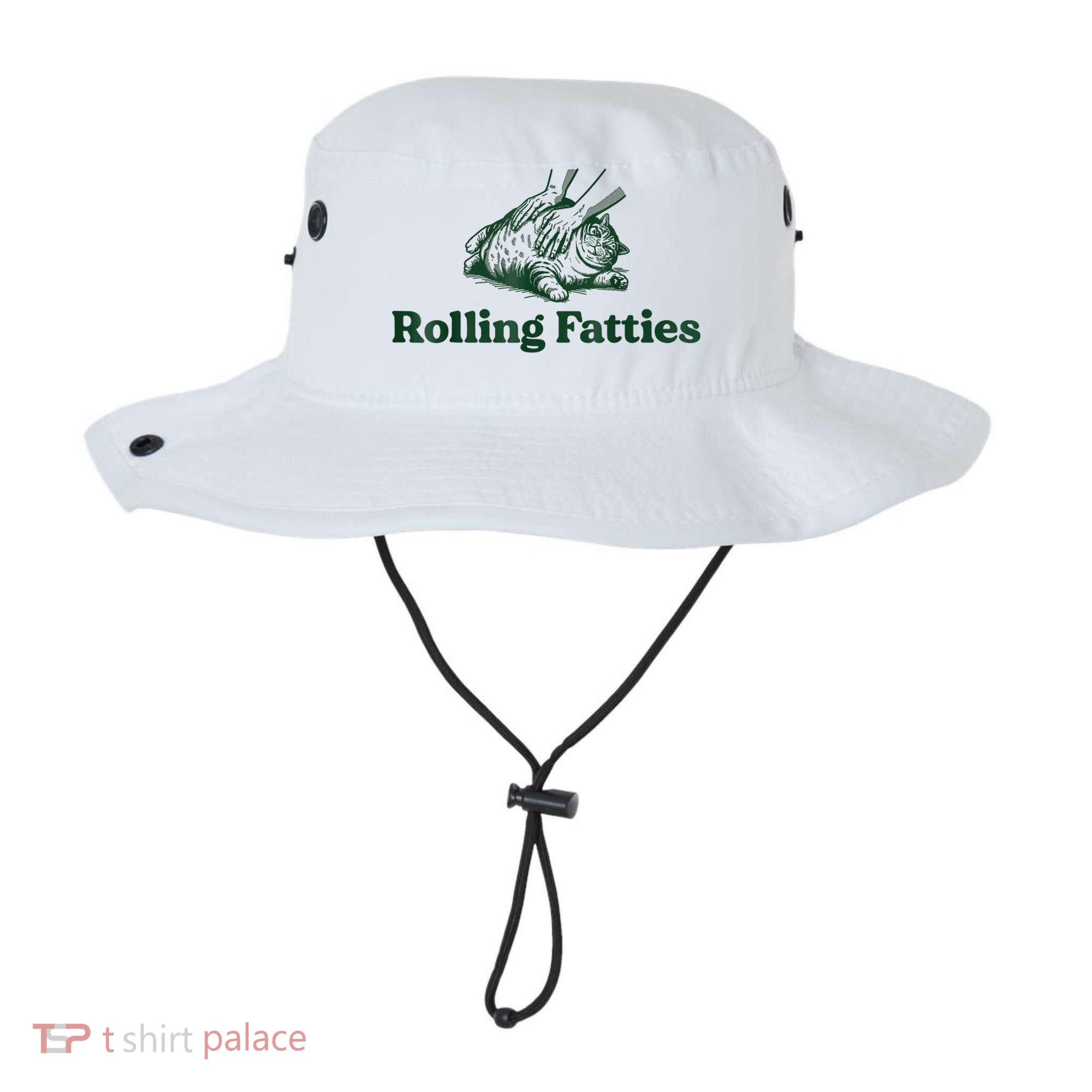 Rolling Fatties Cat Funny Cute Cat Lover Kitten Owner Kitty Bucket Hat