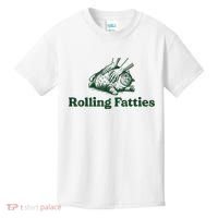 Rolling Fatties Cat Funny Cute Cat Lover Kitten Owner Kitty Kids T-Shirt thumb 0