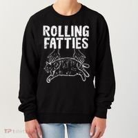 Rolling Fatties Cat Funny Fat Kitten Women's Sweatshirt thumb 0