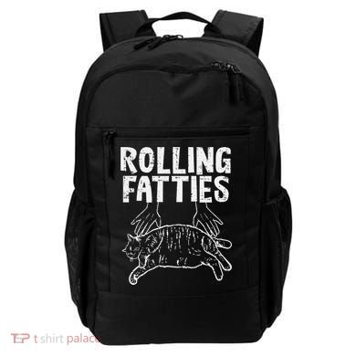 Rolling Fatties Cat Funny Fat Kitten Backpack