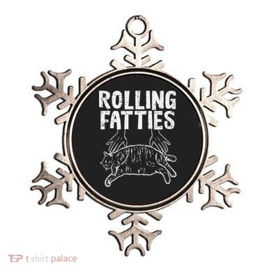 Rolling Fatties Cat Funny Fat Kitten Ornament
