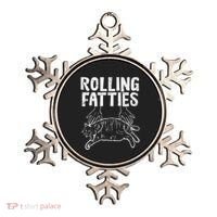 Rolling Fatties Cat Funny Fat Kitten Ornament thumb 0