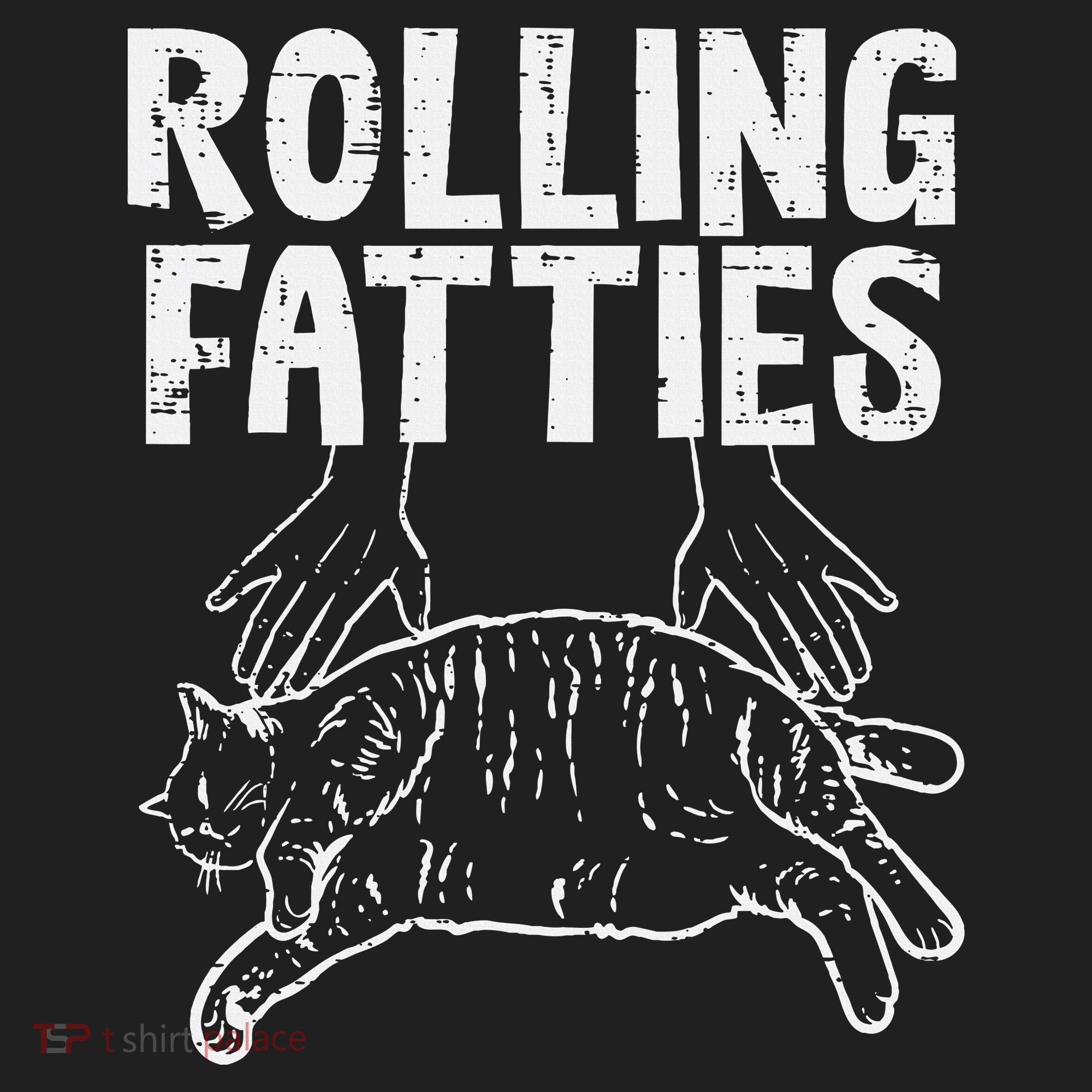 Rolling Fatties Cat Funny Fat Kitten Hat