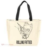 Rolling Fatties Cat Tote Bag thumb 0