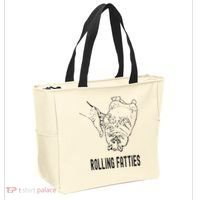 Rolling Fatties Cat Tote Bag thumb 2