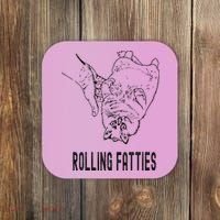 Rolling Fatties Cat Coaster thumb 0