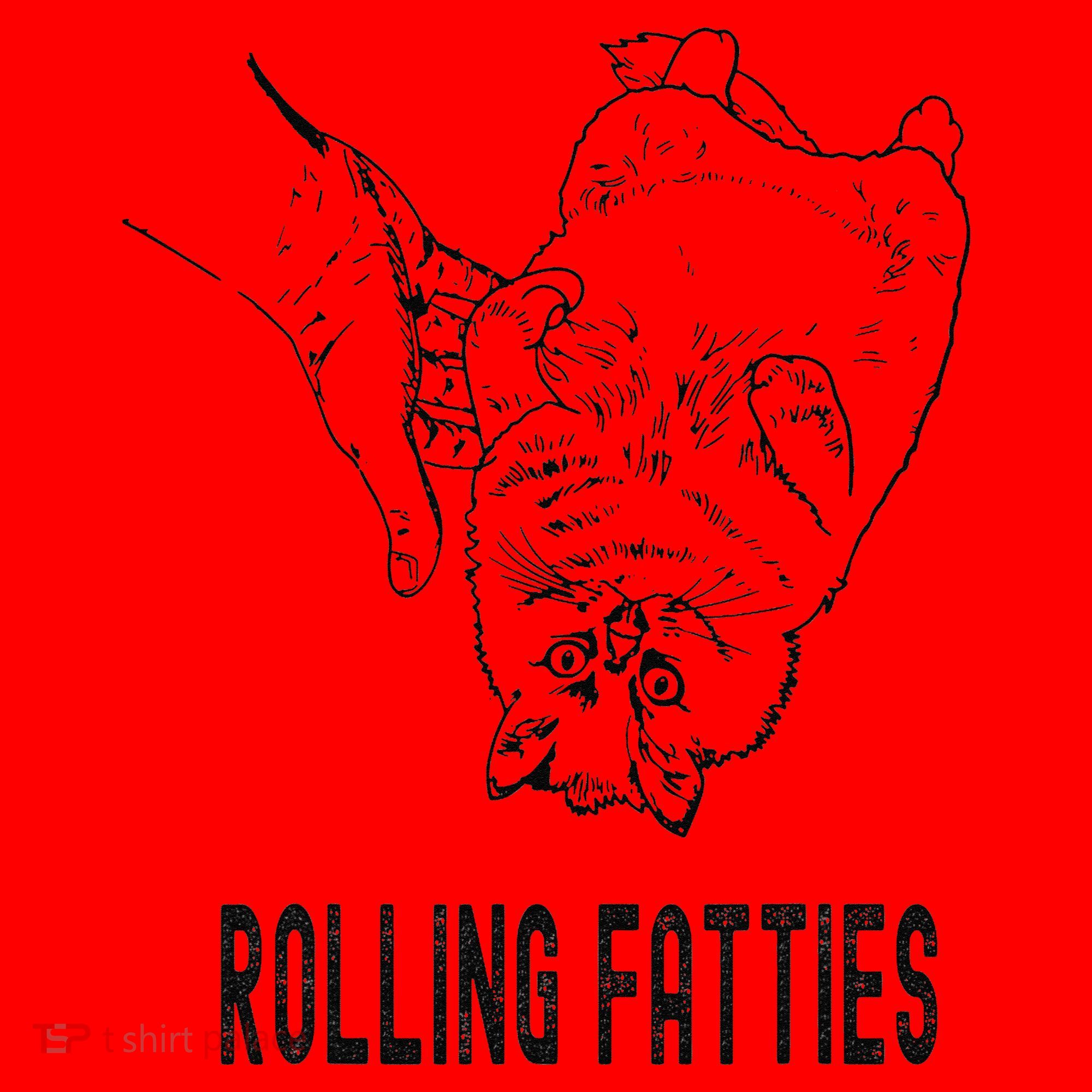 Rolling Fatties Cat Santa Hat