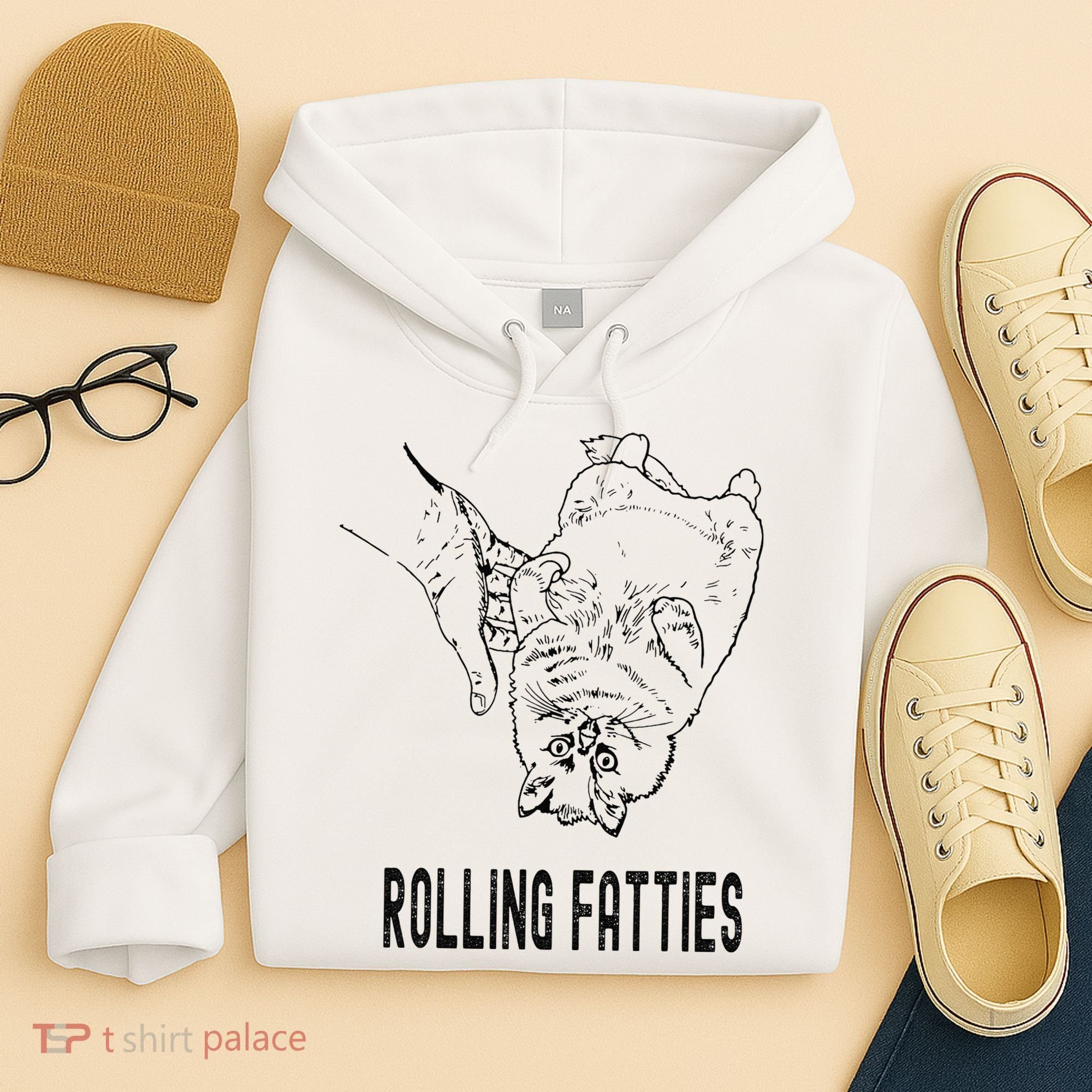 Rolling Fatties Cat Hoodie