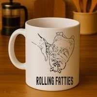 Rolling Fatties Cat Coffee Mug thumb 4